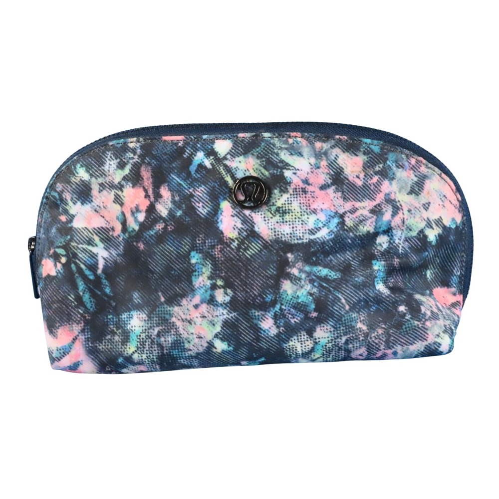 LULULEMON Sun Up Sun Down MINI POUCH BAG CASE Dappled Daze Multi BLACK/BLUE/PINK